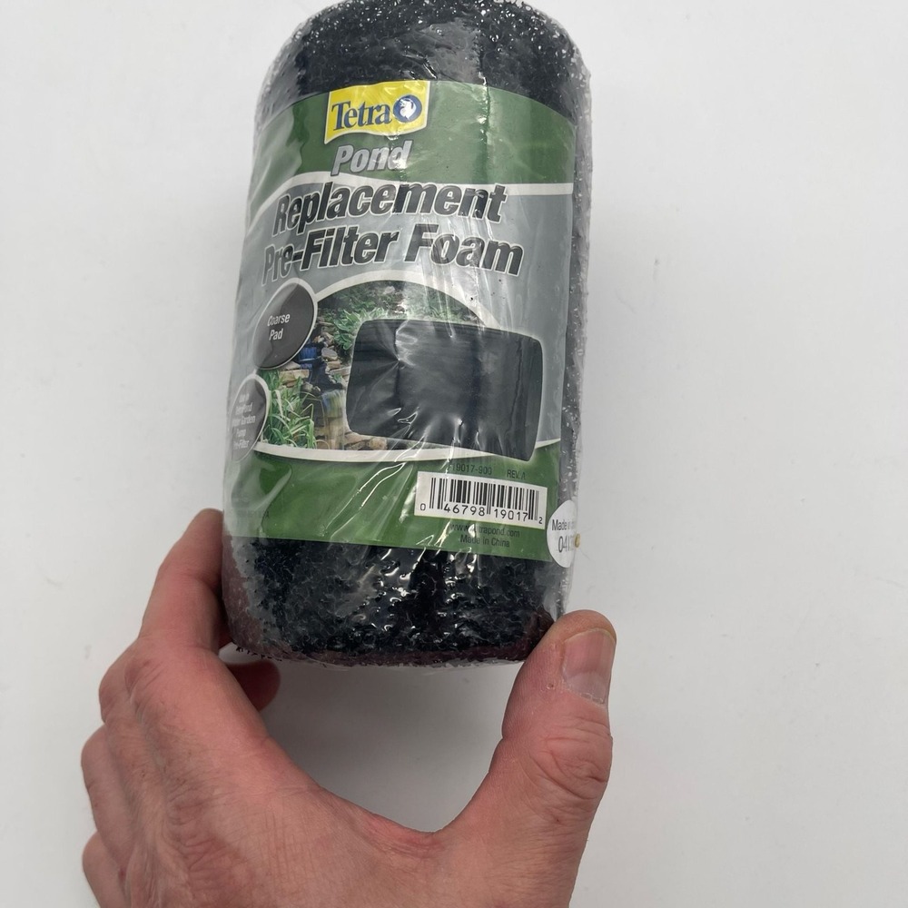 Tetra Pond Replacement Pre-Filter Foam Coarse Pad 19017-900 Black Sponge
